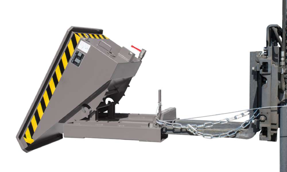 Produktbild Bauer Mini-Spänebehälter EXPO-E 150 lackiert mausgrau 640 x 960 x 540 mm bild 2