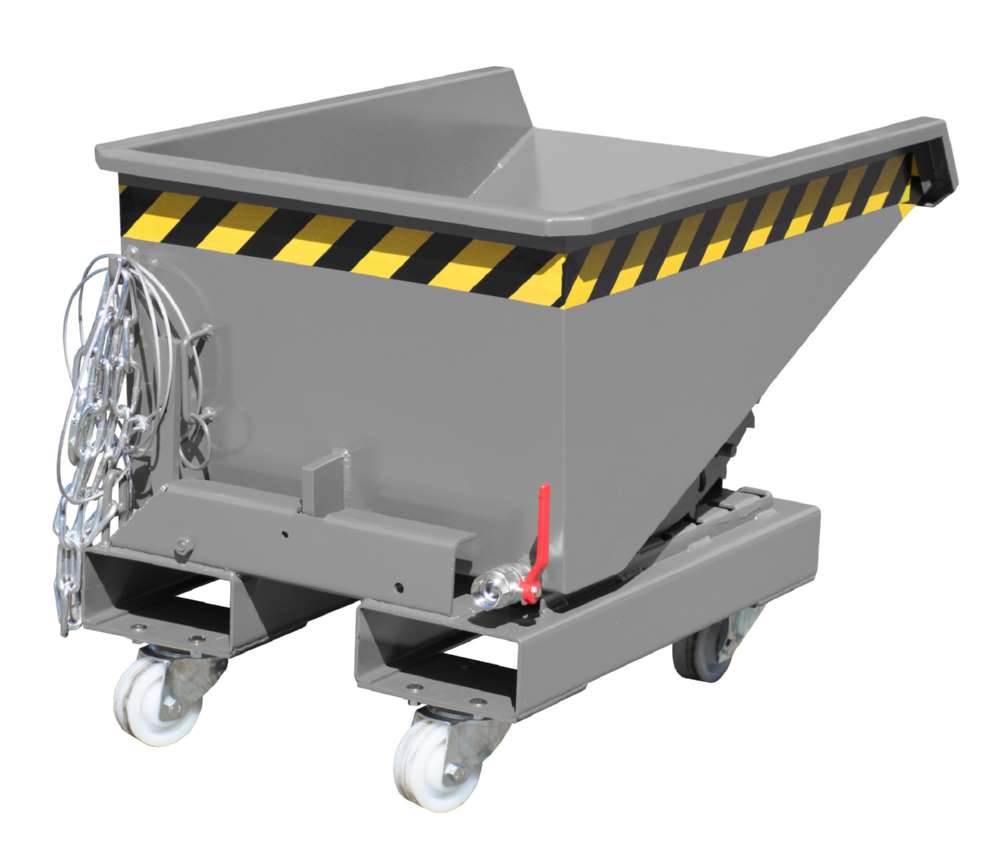 Produktbild Bauer Mini-Spänebehälter EXPO-E 150 lackiert mausgrau 640 x 960 x 540 mm bild 4