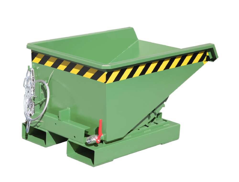 Produktbild Bauer Mini-Spänebehälter EXPO-E 150 lackiert resedagrün 640 x 960 x 540 mm