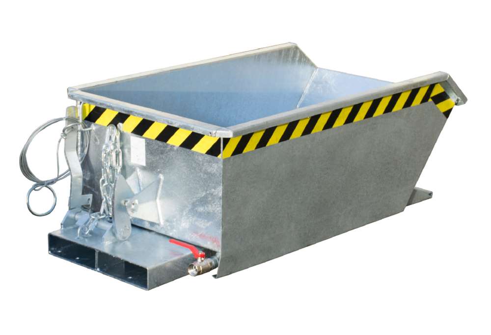 Produktbild Bauer Mini-Spänebehälter SMGU 230 feuerverzinkt 680 x 1385 x 450 mm