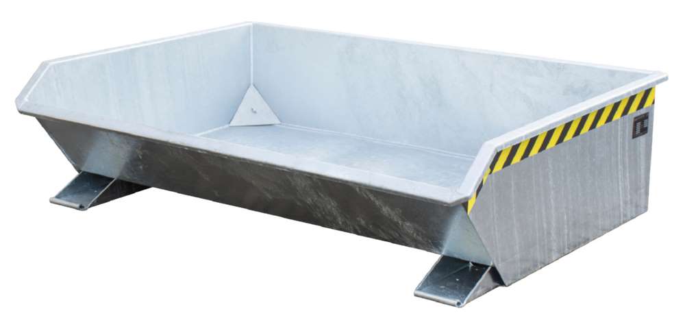 Produktbild Bauer Mini-Spänebehälter SMGU 610 feuerverzinkt 1680 x 1385 x 450 mm