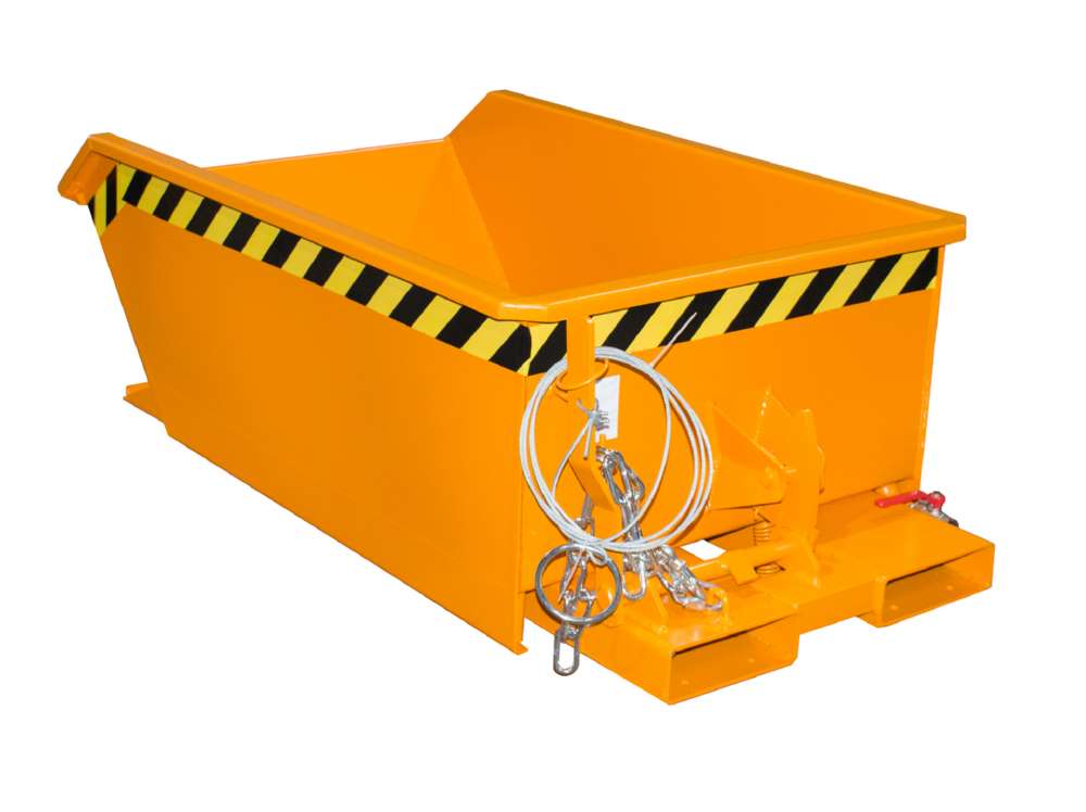 Produktbild Bauer Mini-Spänebehälter SMGU 270 lackiert gelborange