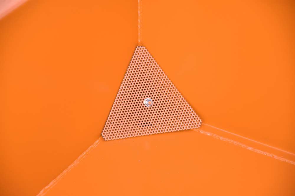 Produktbild Bauer Mini-Spänebehälter SMGU 460 lackiert gelborange 1280 x 1385 x 450 mm bild 2