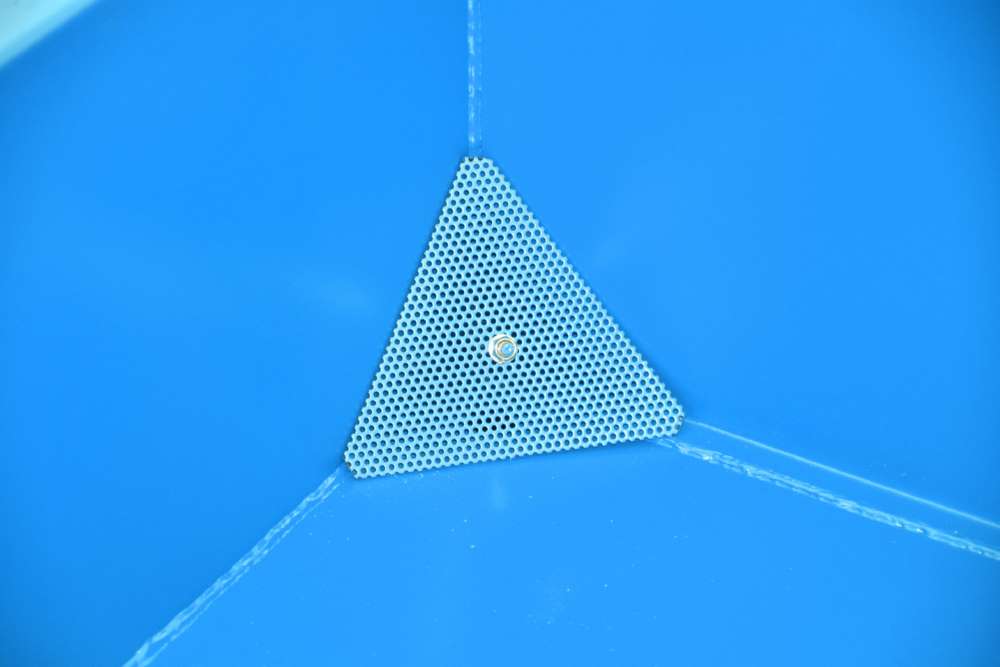 Produktbild Bauer Mini-Spänebehälter SMGU 460 lackiert lichtblau 1280 x 1385 x 450 mm bild 2