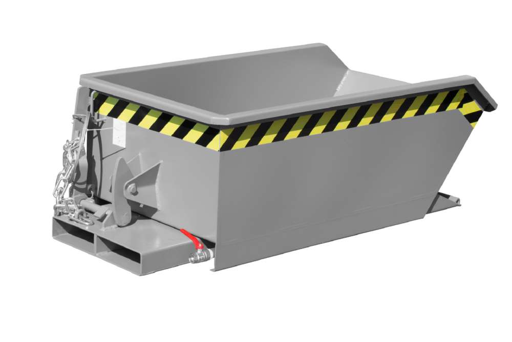 Produktbild Bauer Mini-Spänebehälter SMGU 230 lackiert mausgrau 680 x 1385 x 450 mm bild 2