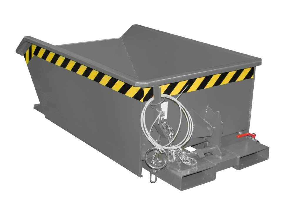 Produktbild Bauer Mini-Spänebehälter SMGU 270 lackiert mausgrau 780 x 1385 x 450 mm