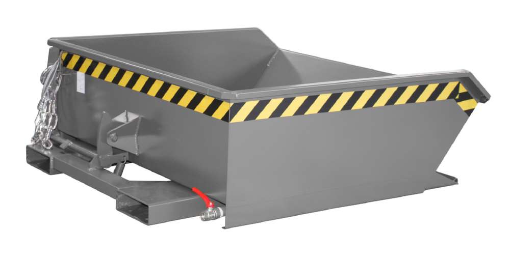 Produktbild Bauer Mini-Spänebehälter SMGU 460 lackiert mausgrau 1280 x 1385 x 450 mm