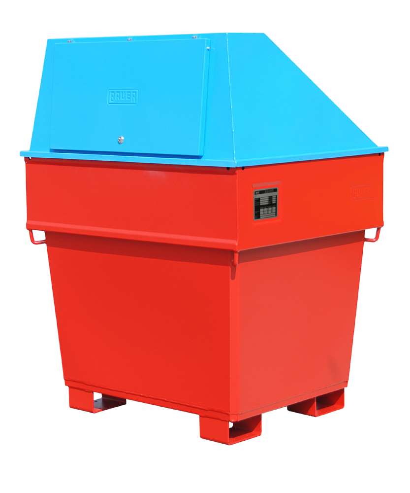 Produktbild Bauer MobiCont MD 800 lackiert in feuerrot 800 Liter