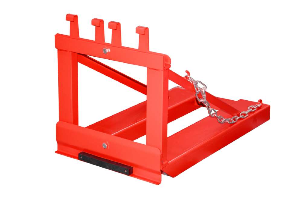 Produktbild Bauer Mülltonnen-Heber MH-I lackiert feuerrot bild 2
