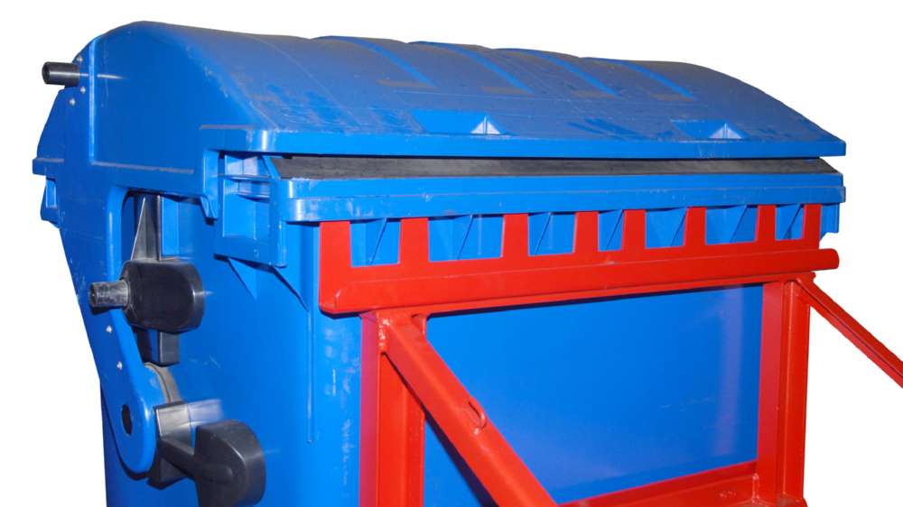 Produktbild Bauer Mülltonnen-Heber MH-II lackiert feuerrot RAL 3000 bild 4