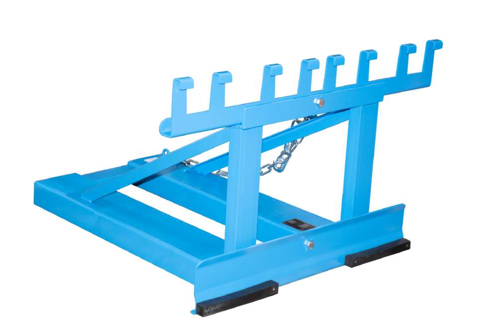 Produktbild Bauer Mülltonnen-Heber MH-II lackiert lichtblau bild 2