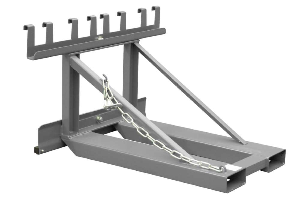 Produktbild Bauer Mülltonnen-Heber MH-II lackiert mausgrau RAL 7005