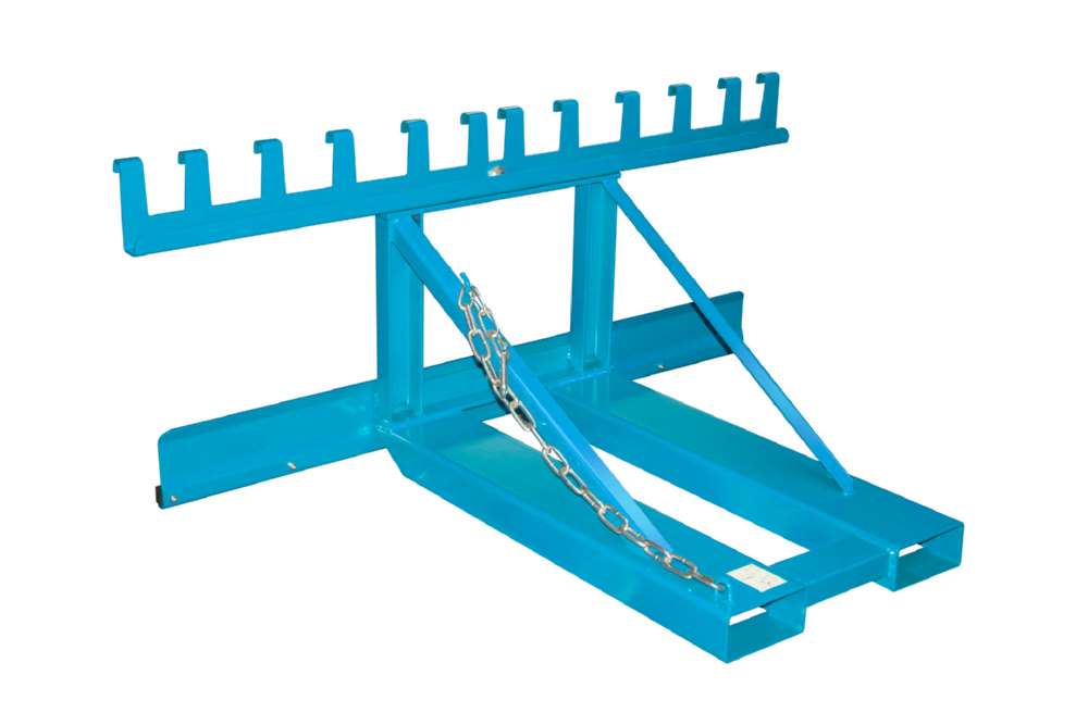 Produktbild Bauer Mülltonnen-Heber MH-III lackiert lichtblau RAL 5012