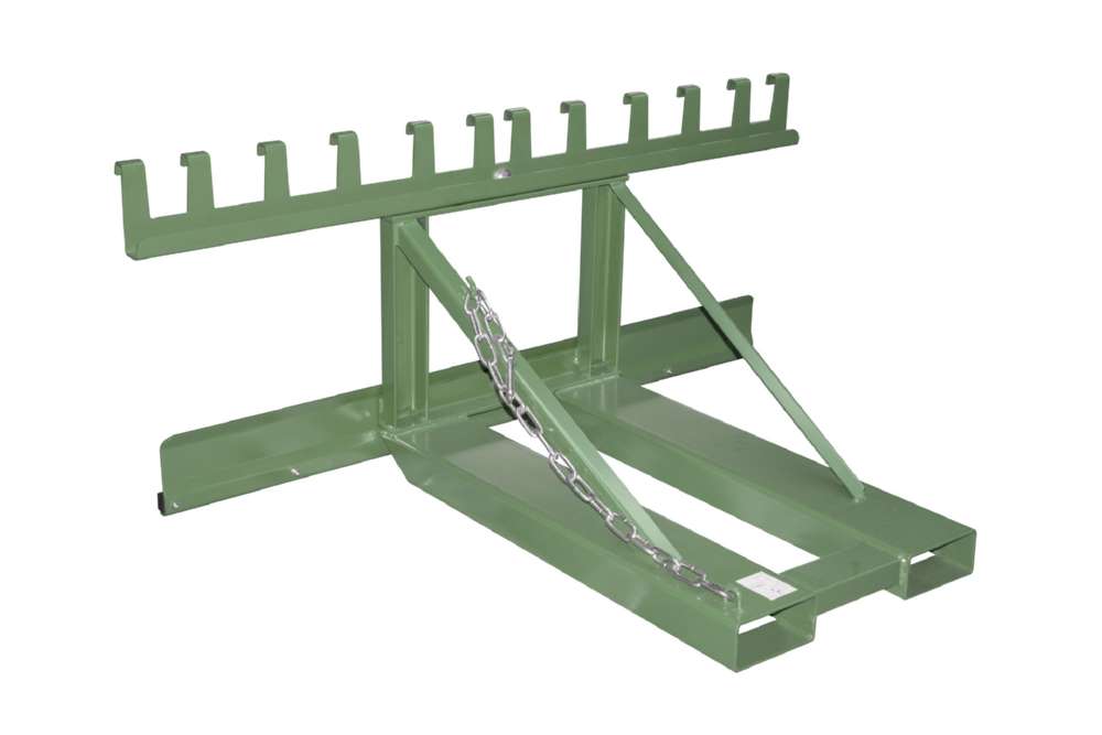 Produktbild Bauer Mülltonnen-Heber MH-III lackiert resedagrün Breite 1595 mm