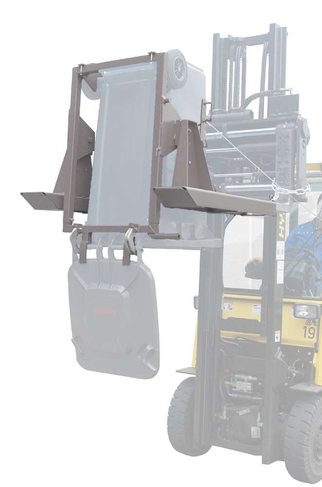 Produktbild Bauer Mülltonnen-Kipper MK 240 lackiert mausgrau bild 2