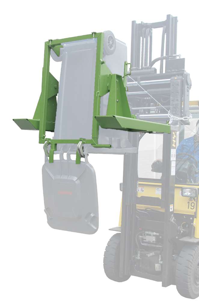 Produktbild Bauer Mülltonnen-Kipper MK 240 lackiert resedagrün bild 2