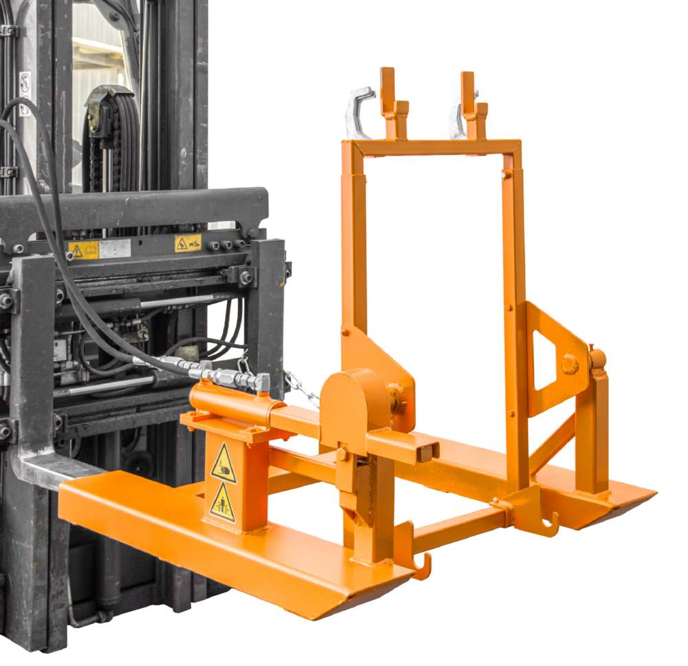 Produktbild Bauer Mülltonnen-Kipper MK-H 240 lackier gelborange bild 2