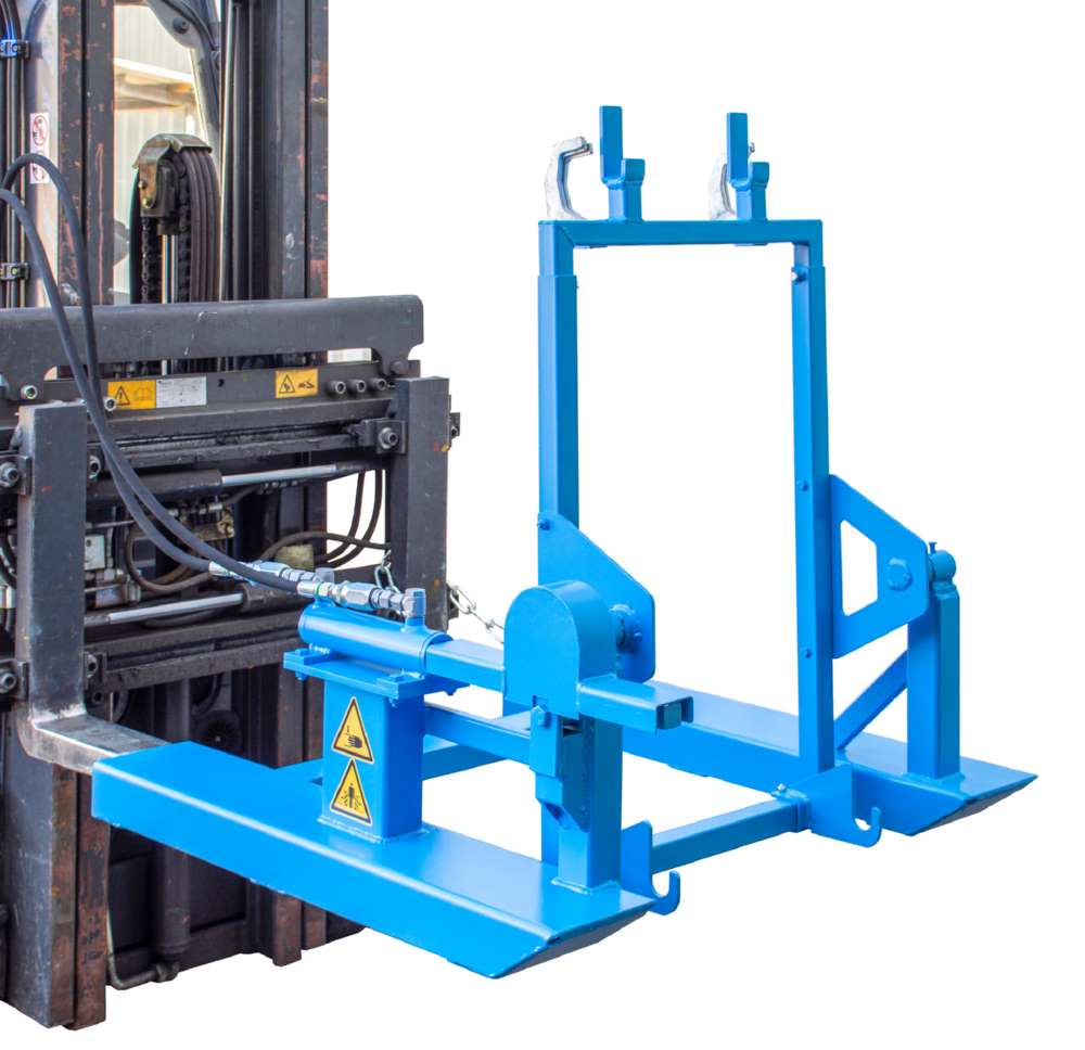 Produktbild Bauer Mülltonnen-Kipper MK-H 240 lackiert lichtblau Breite 1020 mm