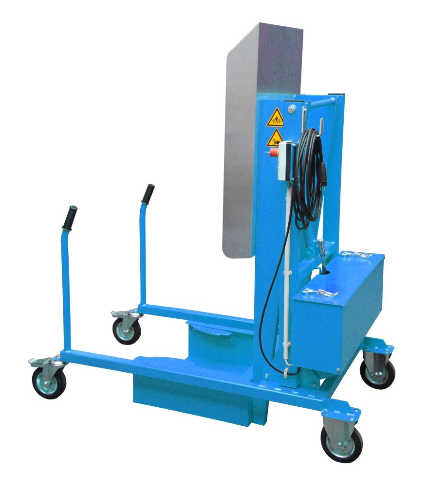 Produktbild Bauer Mülltonnen Kippstation MKS 230 Voltlackiert in der Farbe Lichtblau