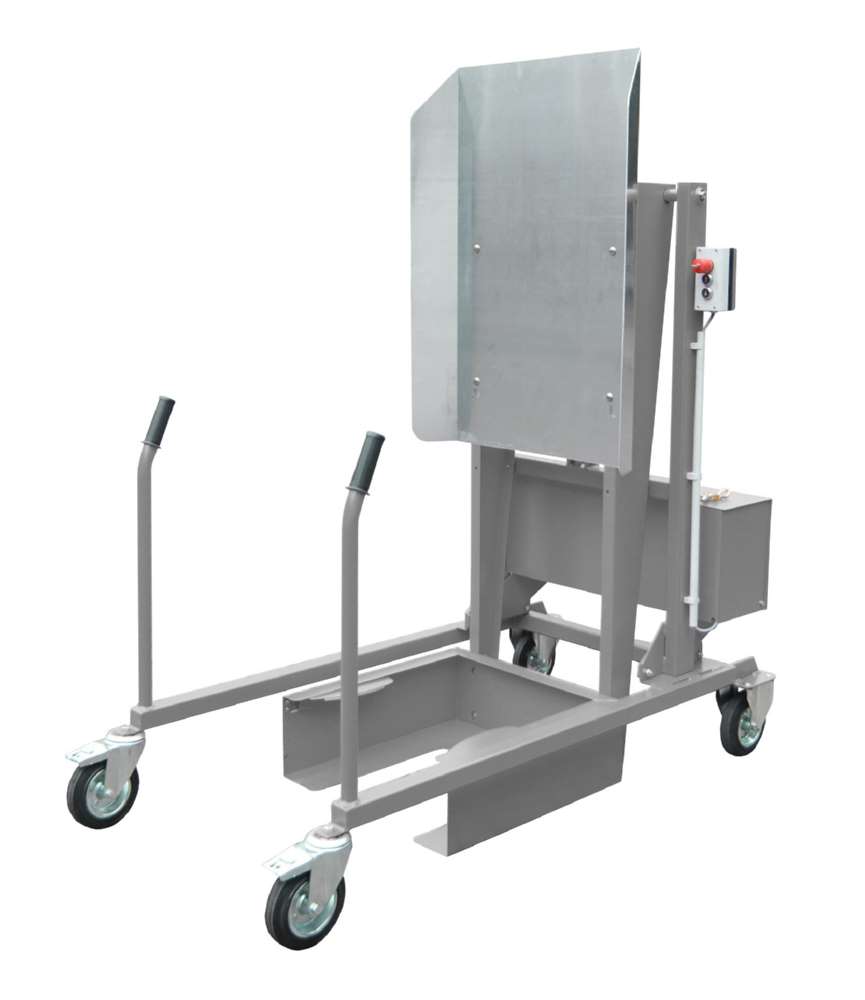 Produktbild Bauer Mülltonnen-Kippstation MKS-12V lackiert mausgrau