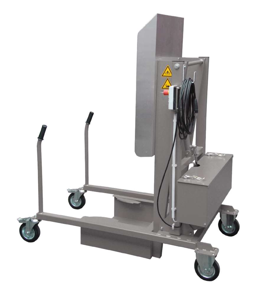 Produktbild Bauer Mülltonnen-Kippstation MKS-230V lackiert mausgrau