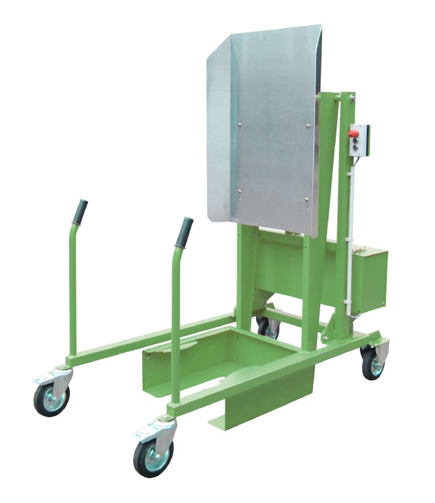 Produktbild Bauer Mülltonnen-Kippstation MKS-12V lackiert resedagrün