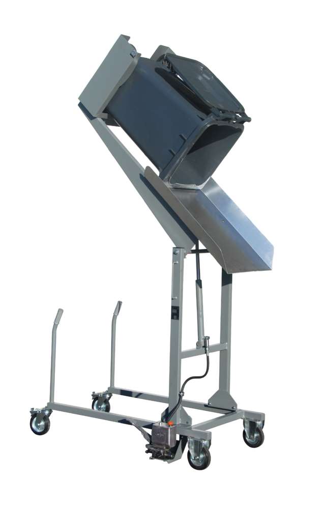 Produktbild Bauer Mülltonnen-Kippstation MKS-F lackiert mausgrau