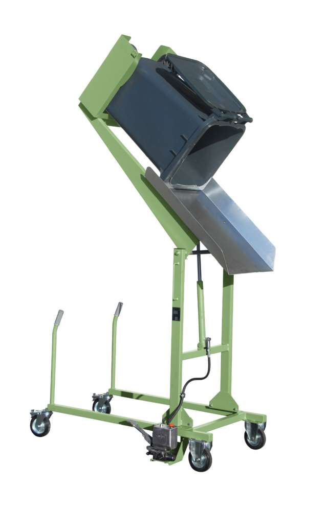 Produktbild Bauer Mülltonnen-Kippstation MKS-F lackiert resedagrün