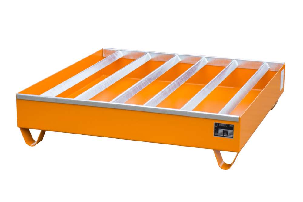 Produktbild Bauer Profilwanne PW 200 4 1200 x 285 x 1200 mm lackiert gelborange