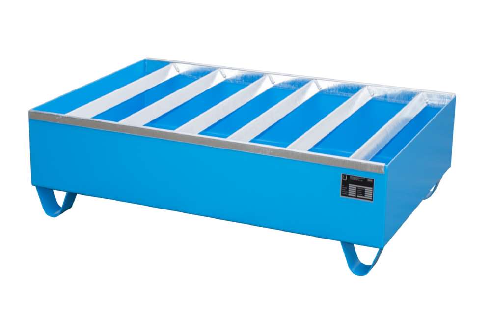 Produktbild Bauer Profilwanne PW 200 2 1200 x 360 x 800 mm lackiert lichtblau bild 1