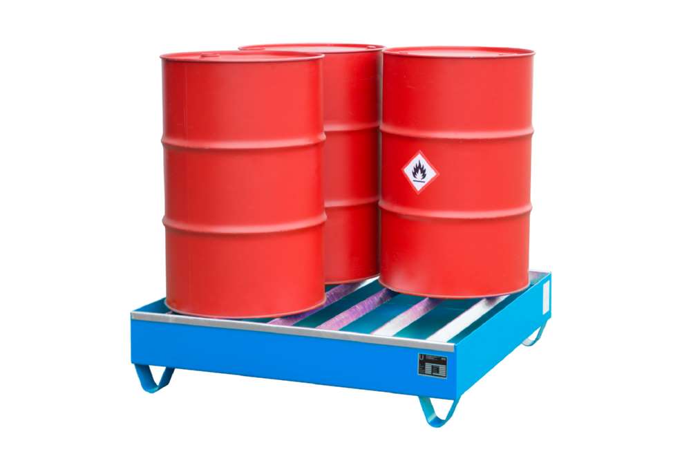 Produktbild Bauer Profilwanne PW 200 4 1200 x 285 x 1200 mm lackiert lichtblau bild 2