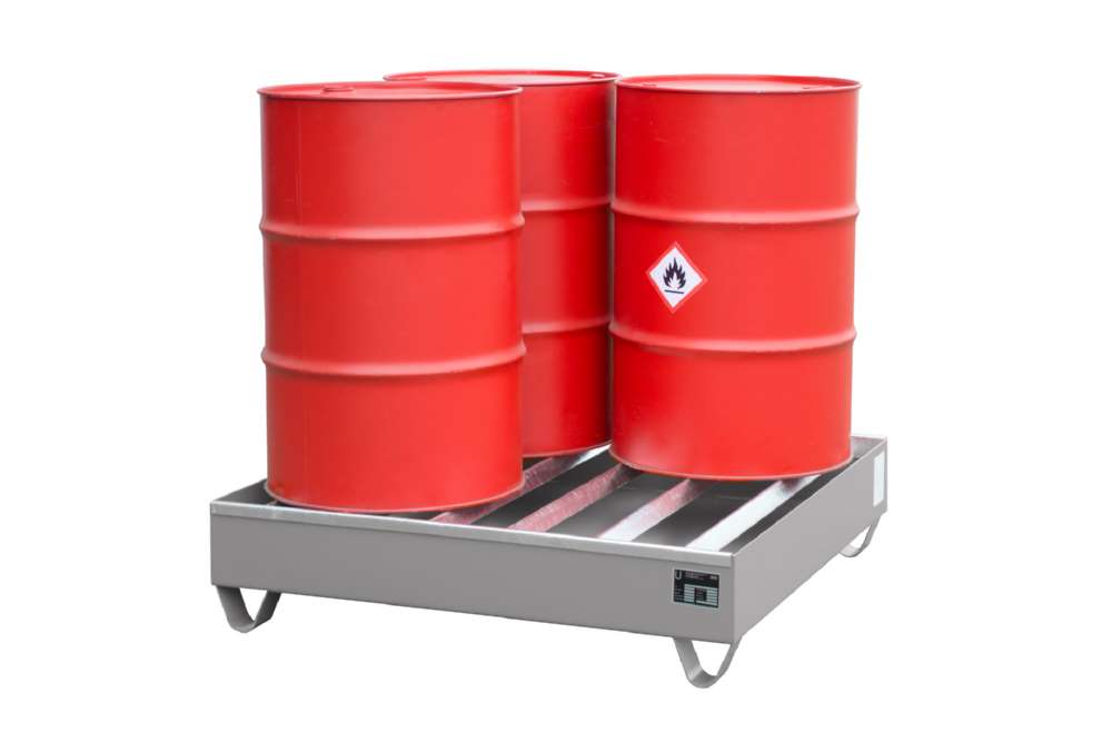 Produktbild Bauer Profilwanne PW 200 4 1200 x 285 x 1200 mm lackiert mausgrau bild 2