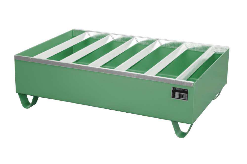 Produktbild Bauer Profilwanne PW 200 2 1200 x 360 x 800 mm lackiert resedagrün