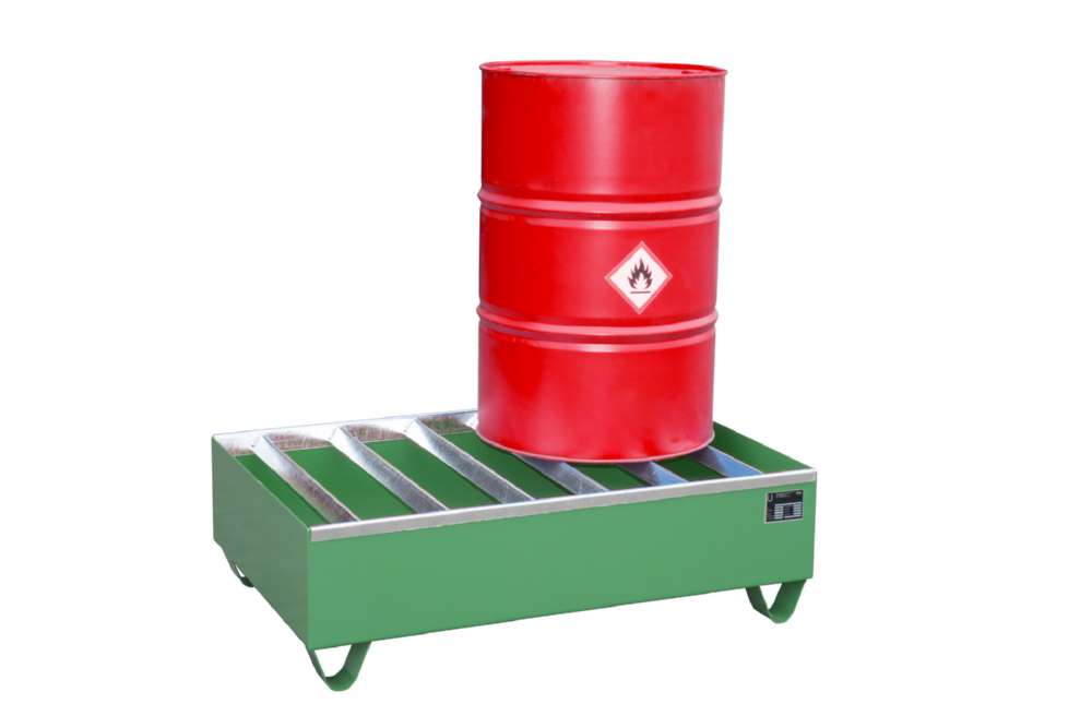 Produktbild Bauer Profilwanne PW 200 2 1200 x 360 x 800 mm lackiert resedagrün bild 2