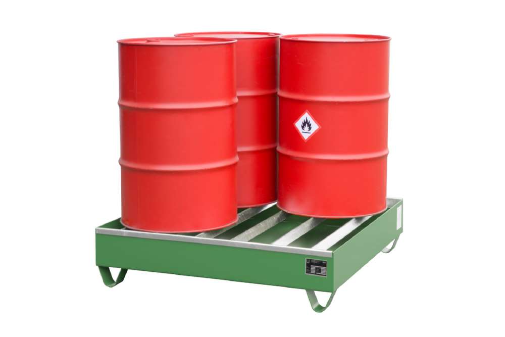 Produktbild Bauer Profilwanne PW 200 4 1200 x 285 x 1200 mm lackiert resedagrün bild 2