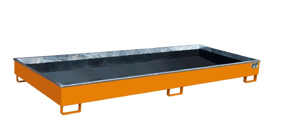 Produktbild Bauer Regalwanne mit Einsatz RW 3300 2 PE gelborange 3265 x 270 x 1315 mm