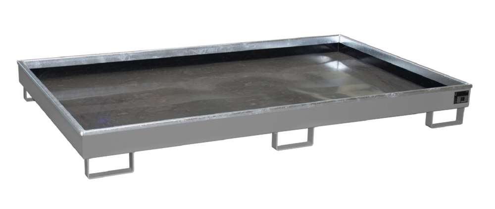 Produktbild Bauer Regalwanne mit Einsatz RW 2200 1 PE mausgrau 2165 x 230 x 1315 mm