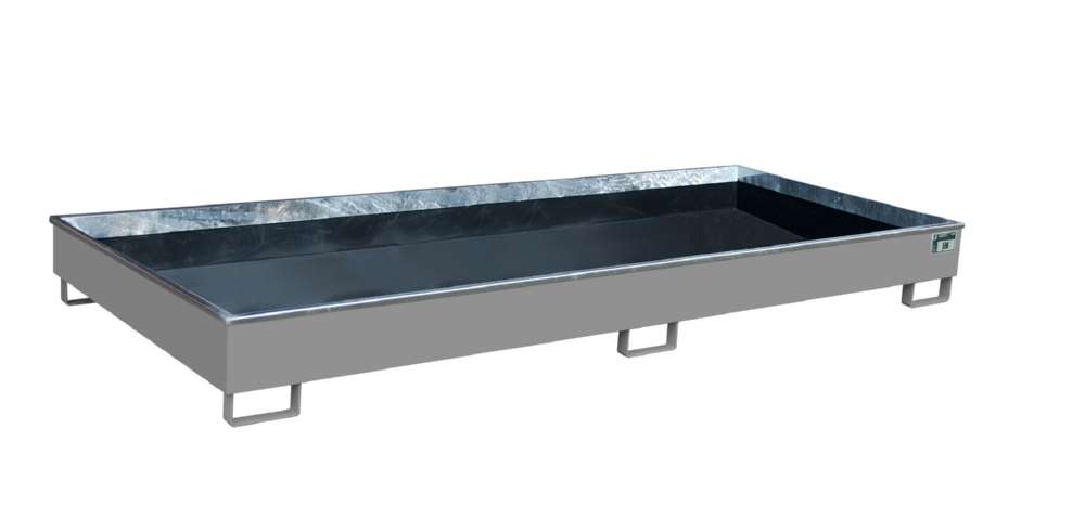 Produktbild Bauer Regalwanne mit Einsatz RW 3300 2 PE mausgrau RAL 7005