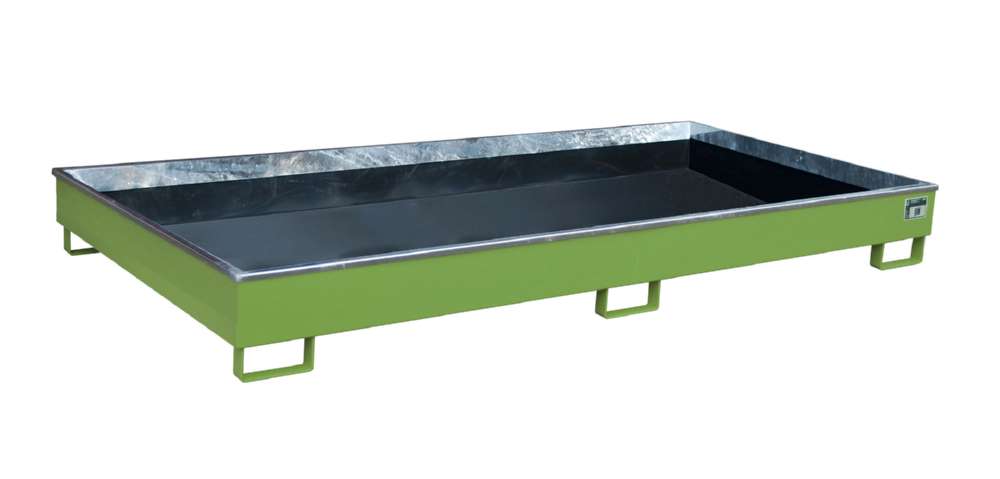 Produktbild Bauer Regalwanne mit PE Einsatz RW 2700 1 PE resedagrün 2665 x 210 x 1315 mm