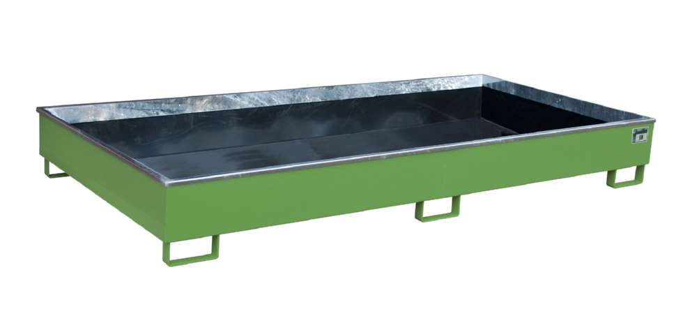 Produktbild Bauer Regalwanne mit PE Einsatz RW 2700 2 PE resedagrün 2665 x 305 x 1315 mm