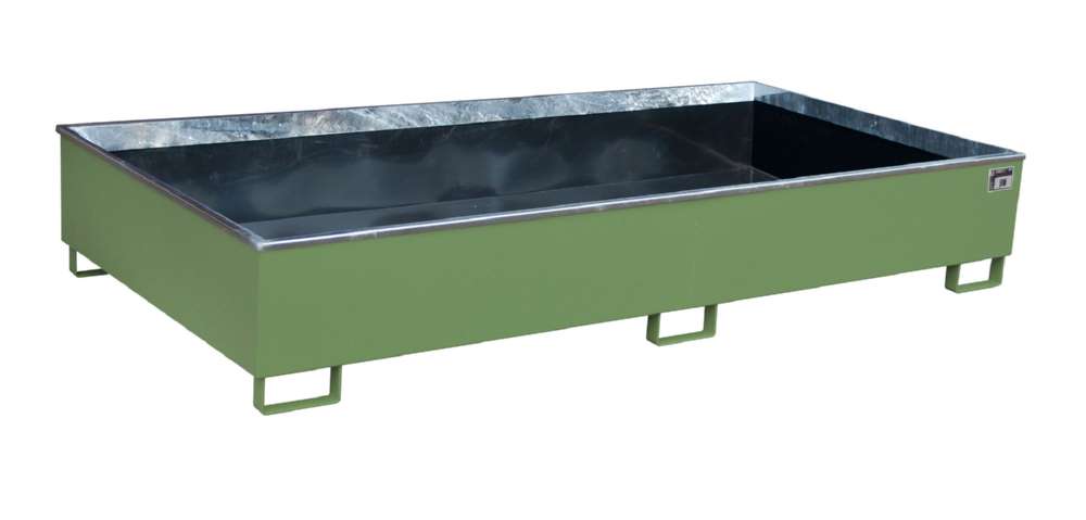 Produktbild Bauer Regalwanne mit PE Einsatz RW 2700 3 PE resedagrün 2665 x 440 x 1315 mm