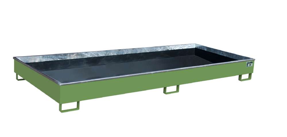 Produktbild Bauer Regalwanne mit Einsatz RW 3300 2 PE resedagrün