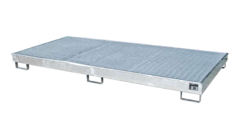 Produktbild Bauer Regalwanne mit Einsatz RW GR 2700 1 PE feuerverzinkt 2665 x 210 x 1315 mm