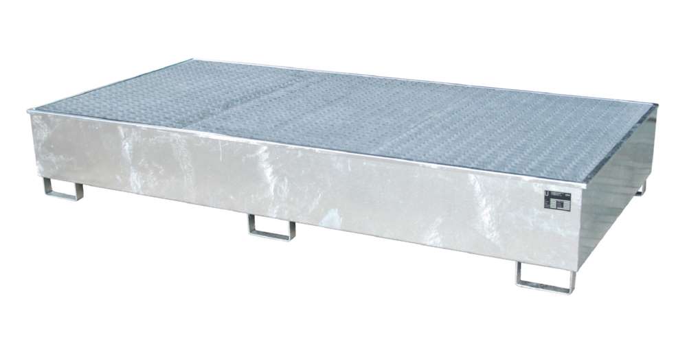 Produktbild Bauer Regalwanne mit Einsatz RW GR 2700 3 PE feuerverzinkt 2665 x 440 x 1315 mm