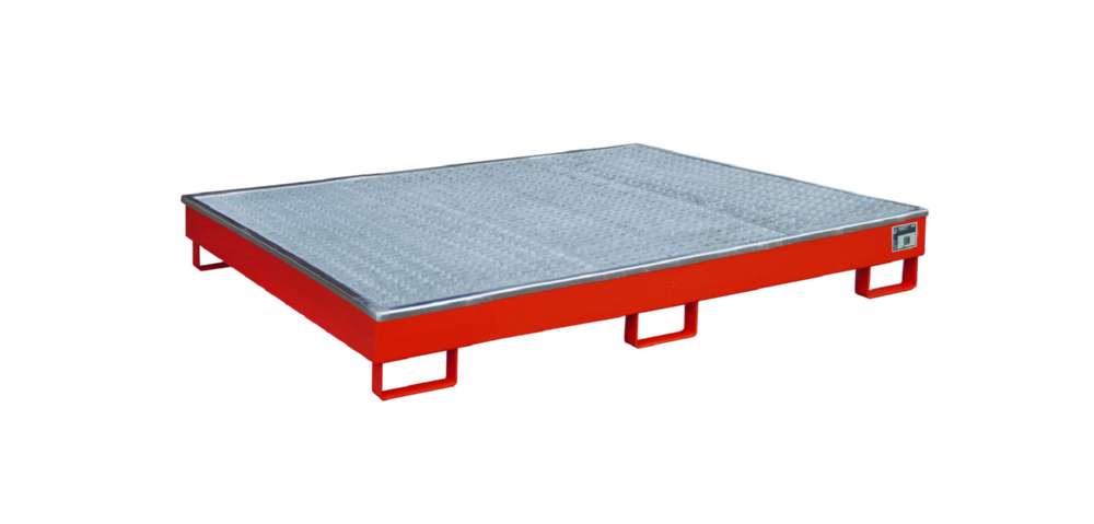 Produktbild Bauer Regalwanne mit PE Einsatz RW GR 1800 PE feuerrot 1765 x 255 x 1315 mm