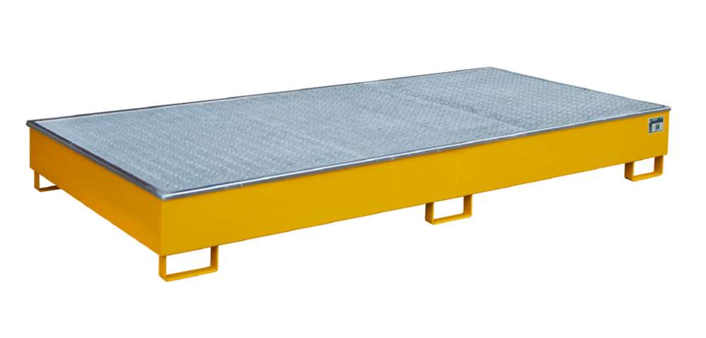 Produktbild Bauer Regalwanne mit Einsatz RW GR 2700 2 PE gelborange 2665 x 305 x 1315 mm