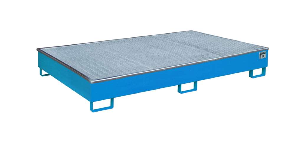 Produktbild Bauer Regalwanne mit Einsatz RW GR 2200 2 PE lichtblau 2165 x 510 x 1315 mm