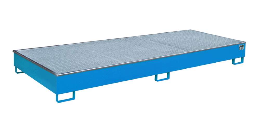 Produktbild Bauer Regalwanne mit Einsatz RW GR 3300 2 PE lichtblau Breite 3265 mm