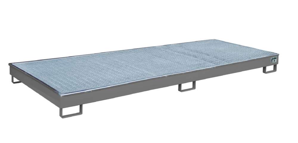 Produktbild Bauer Regalwanne mit Einsatz RW GR 3300 1 PE mausgrau 3265 x 195 x 1315 mm