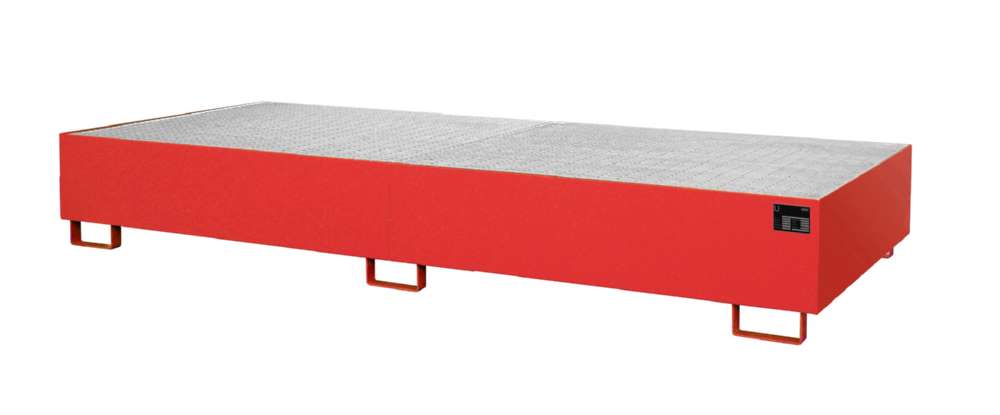 Produktbild Bauer Regalwanne RW GR 3300 2 feuerrot 3250 x 265 x 1300 mm